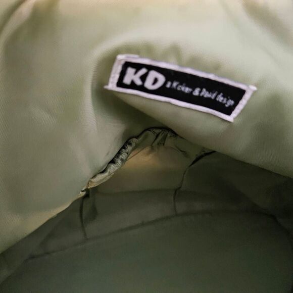 Kalencom KD Kicker&David Design green plastic coated bag. - Picture 8 of 10